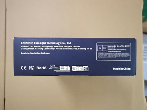 Fosi Audio ZA3 Balanced Stereo/Mono Amplifier HiFi with TPA3255 Chips, Mini Audio Amp Monoblock with XLR RCA Inputs and 12V Trigger-in for Desktop Bookshelf Passive Speakers with 48V5A Power Supply