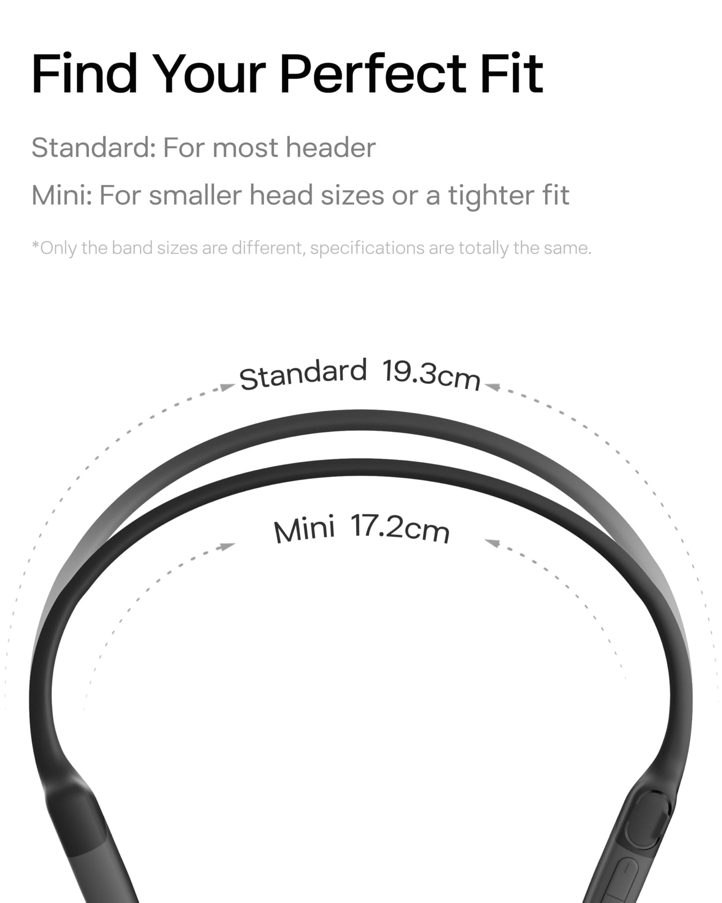 SHOKZ OpenRun Bone Conduction Headphones, Open-Ear Bluetooth Sports Earphones with Mic, IP67 Waterproof Wireless Headset for Running and Workout, 8H Playtime, USB-C - Black, Sport headband