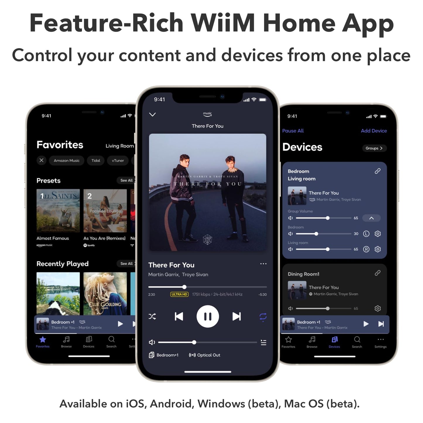 WiiM Ultra Music Streamer & Digital Preamp | 3.5" Touchscreen, Compatible with Google Cast & Alexa, Stream Spotify, Amazon Music, Tidal & More | HDMI ARC, Phono Input & Headphone Output | Space Gray