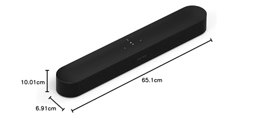 Sonos Beam (Gen 2) The compact smart soundbar for TV, music and more. (Black)