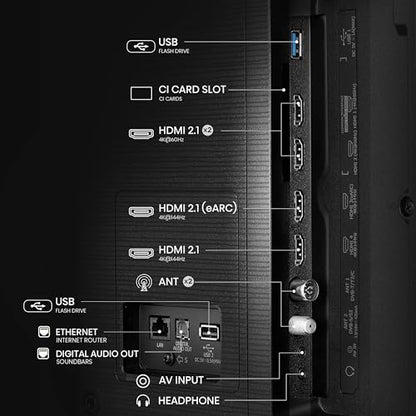 Hisense 65" 65E78QTUK PRO 144Hz QLED Smart AI TV - Hi-View AI Engine, 144Hz Game Mode PRO, Dolby Atmos, Quantum Dot Colour with Freely, Disney +, YouTube, Netflix