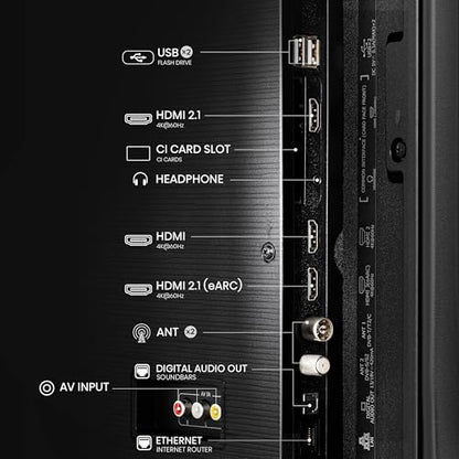 Hisense 55" 55E6QTUK 4K Ultra HD Smart TV AI TV - 4K UHD, Hi-View AI Engine, Precision Colour, AI Smooth Motion, Sports Mode with Freely, Disney +, YouTube, Netflix