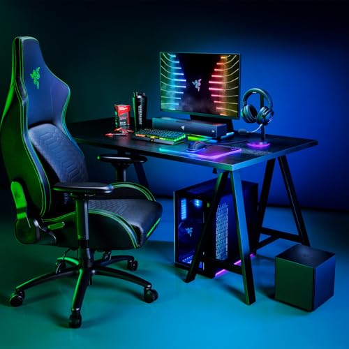 Razer Leviathan V2 - PC Gaming Soundbar with Subwoofer (Multi-driver PC Soundbar and Subwoofer, THX Spatial Audio, Bluetooth 5.2, RGB Chroma, Compact Form Factor) Black