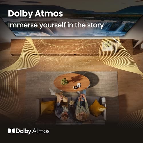 Hisense 65" 65E78QTUK PRO 144Hz QLED Smart AI TV - Hi-View AI Engine, 144Hz Game Mode PRO, Dolby Atmos, Quantum Dot Colour with Freely, Disney +, YouTube, Netflix