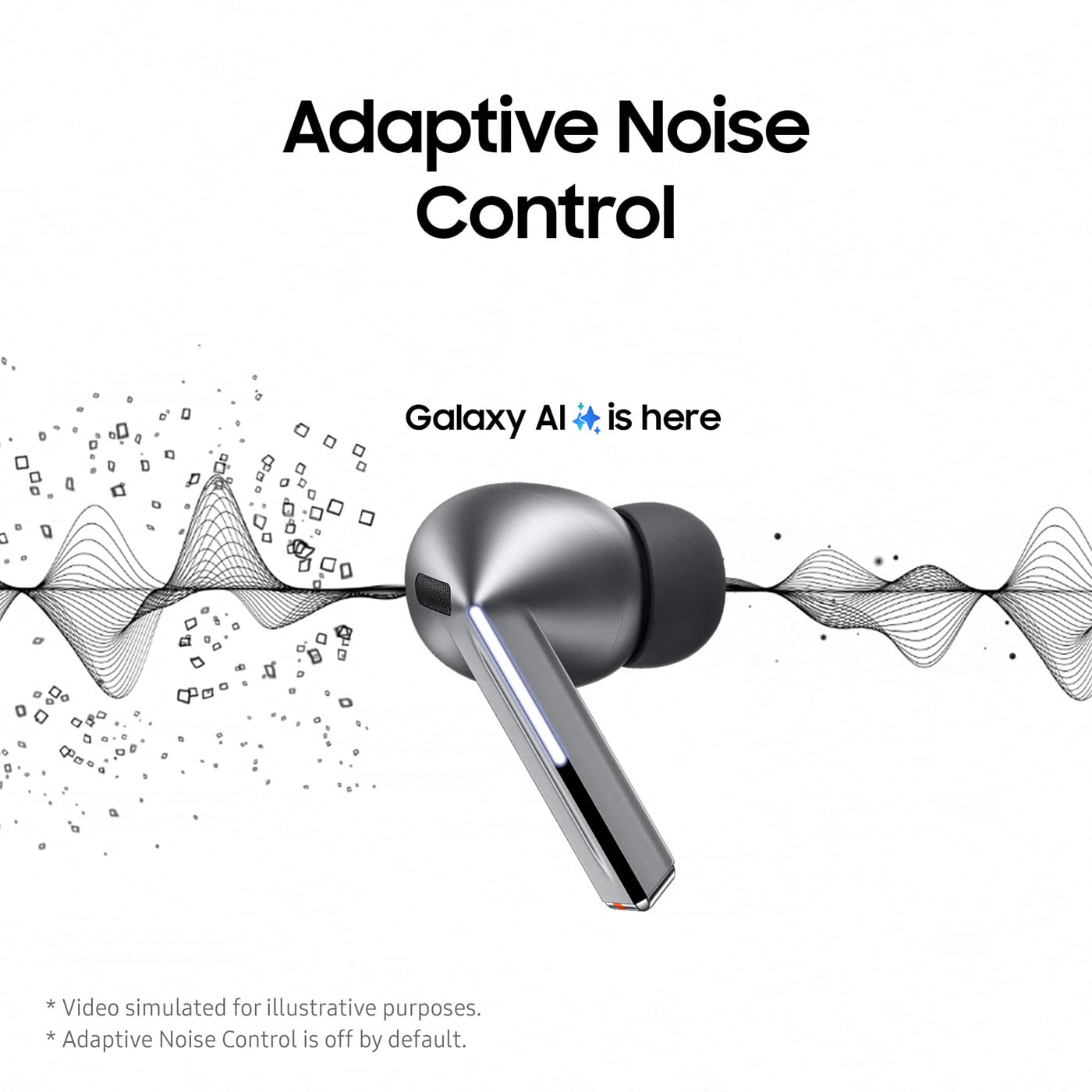 Samsung Galaxy Buds3 Pro Grey with Galaxy AI, Wireless Earbuds, Noise Cancelling, Bluetooth, 360 Audio, Hi-Fi Sound, 2 Year Manufacturer Extended Warranty (UK Version)