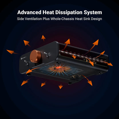 Fosi Audio ZA3 Balanced Stereo/Mono Amplifier HiFi with TPA3255 Chips, Mini Audio Amp Monoblock with XLR RCA Inputs and 12V Trigger-in for Desktop Bookshelf Passive Speakers with 48V5A Power Supply