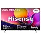 Hisense 55" 55E6QTUK 4K Ultra HD Smart TV AI TV - 4K UHD, Hi-View AI Engine, Precision Colour, AI Smooth Motion, Sports Mode with Freely, Disney +, YouTube, Netflix