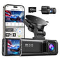 REDTIGER Dash Cam Front Rear, 4K/2.5K Full HD Dash Camera for Cars with STAVIS 2, Included 128GB Card, 5.8GHz Wi-Fi6 GPS, 3.18” Screen, Night Vision, 170°Wide Angle, WDR, 24H Parking Mode(F7NP)