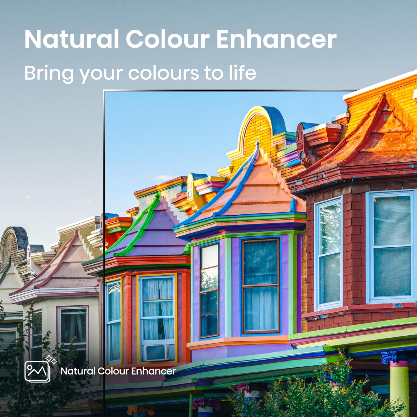 Hisense 40" 40E4QTUK FHD LED TV with Freely - Direct Lit LED, Dolby Audio, Natural Colour Enhancer, Games Mode, Sports Mode with Freely, Disney +, YouTube, Netflix